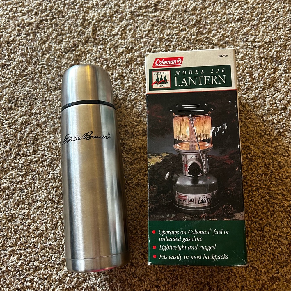 Thermos and lantern